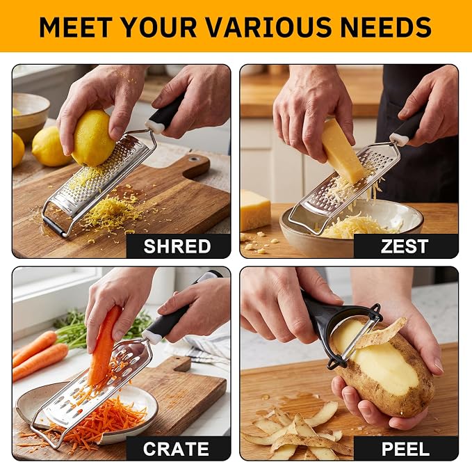 5 Pcs Zester Grater Set Cheese Grater - Image 4