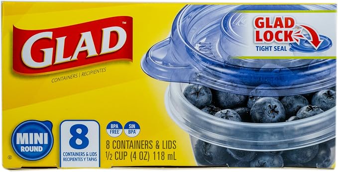 Glad GladWare Mini Round Food Storage Containers - Image 2