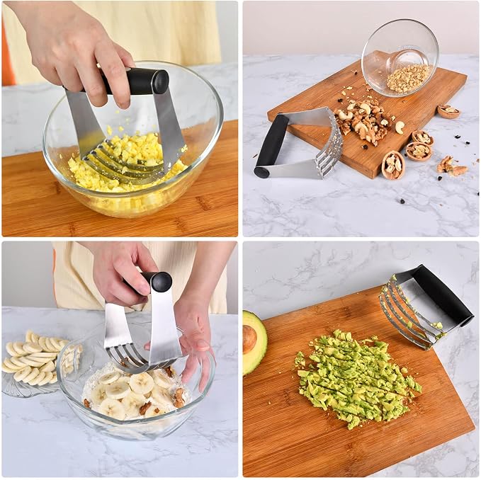 Biscuit Cutter, Pastry Cutter, Bench Scraper, Silicone Pastry Dough Baking Mat - Image 6