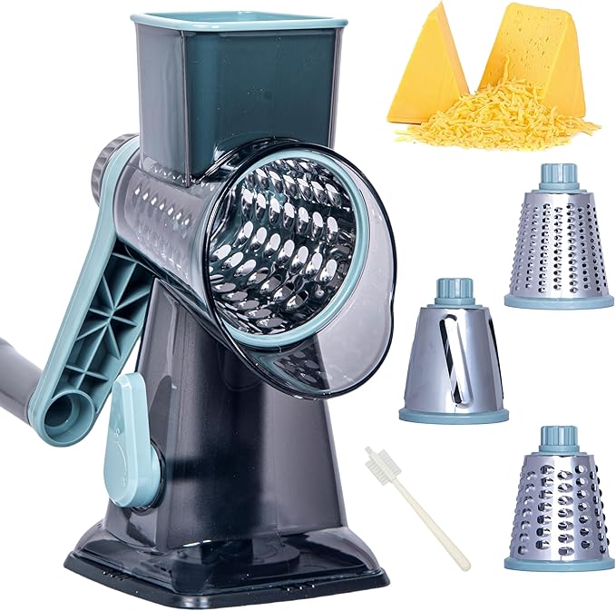 Rotary Cheese Grater Cheese Shredder, Cheese Grater Handheld by Unknown