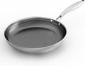 COOKER KING 10-Inch Stainless Steel Pan, Hybrid Nonstick Frying Pan, 3-Ply Clad by cookerking