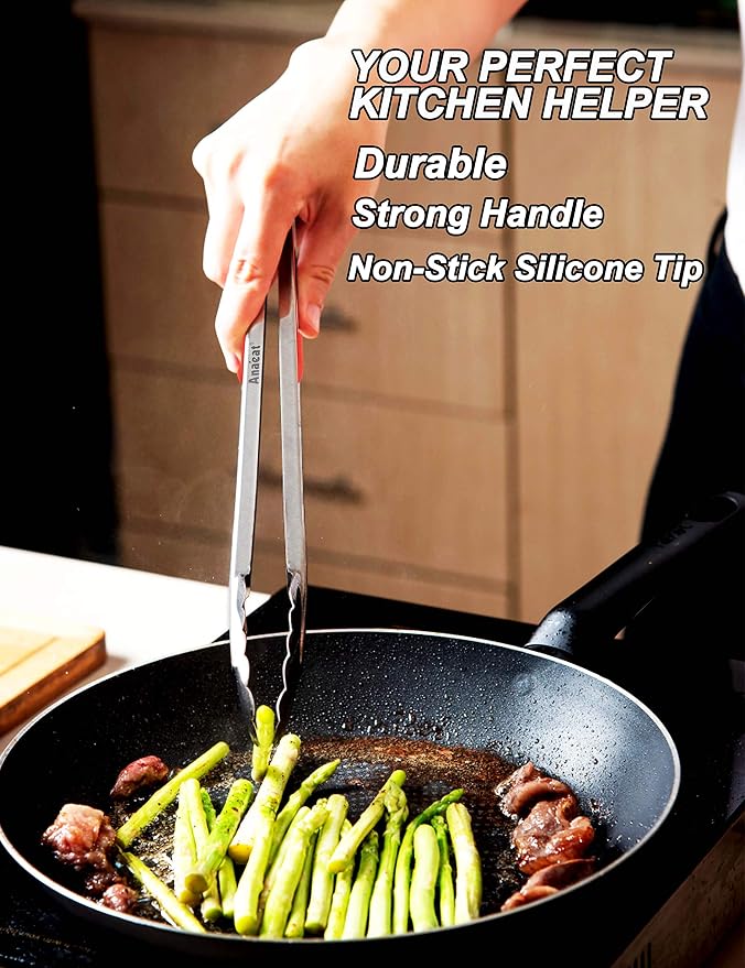Anaeat Premium Sturdy Barbecue Tongs - Image 3