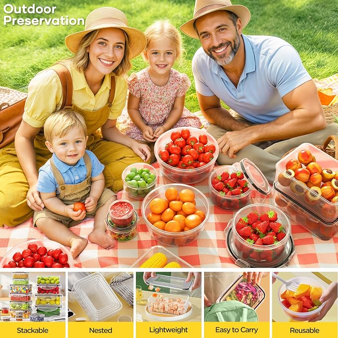 52 PCS Food Storage Containers - Image 7
