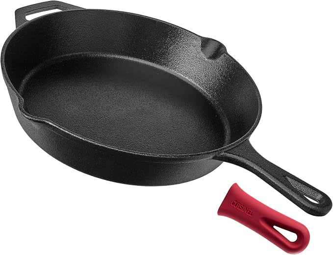 Cuisinel 12‑Inch Cast Iron Skillet – Pre‑Seasoned Frying Pan - Image 5