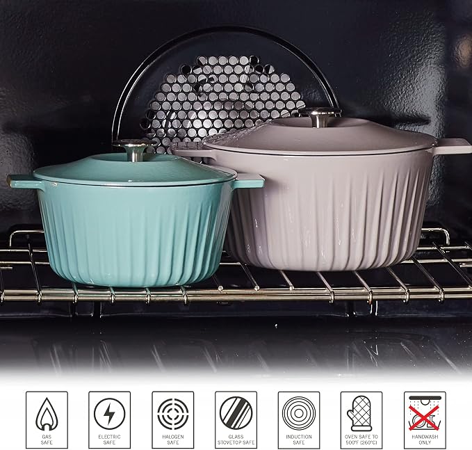 Martha Stewart Eastholm 5 QT Enameled Cast Iron Dutch Oven - Image 7