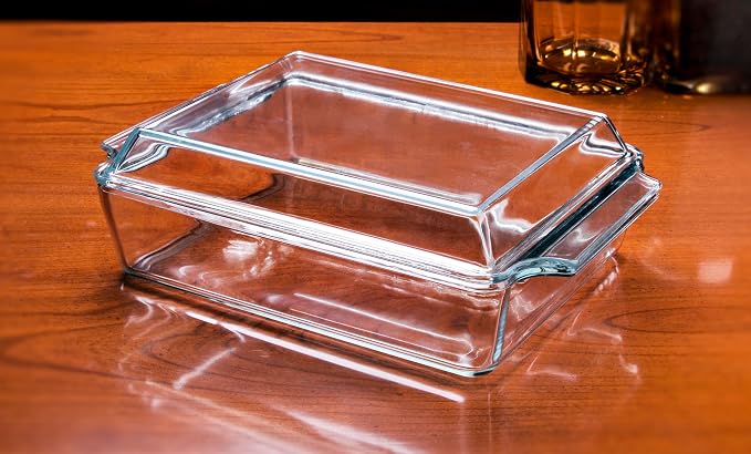 Rectangular Tempered Glass Casserole Dish, Tempered Glass Baking Dish - Image 5