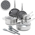 GreenPan Hybrid 13 Piece Nonstick Stainless Steel Cookware Set, APEX Tri-Ply by GreenPan