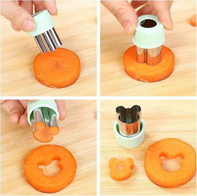 Vegetable Cutter Shapes Set Mini Sizes Cookie Cutters Set Fruit Cookie Pastry - Image 4