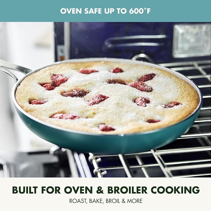 GreenPan Nova 10” Frying Pan Skillet and 4.37QT Sauté Pan - Image 9