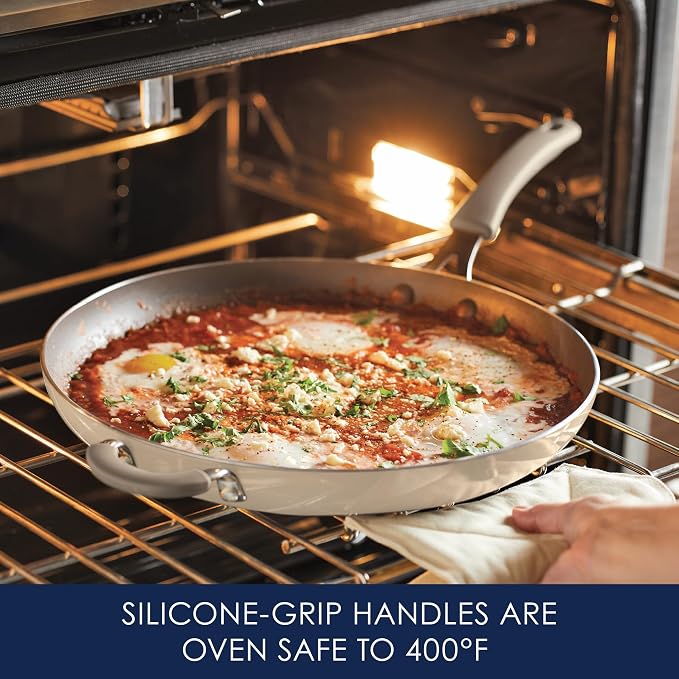 Rachael Ray Cook + Create Nonstick Frying Pan/Skillet - Image 6