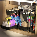 Sevenblue 3 Pack Multi-Purpose Under Sink Organizers and Storage, 2026 L-Shaped by Sevenblue