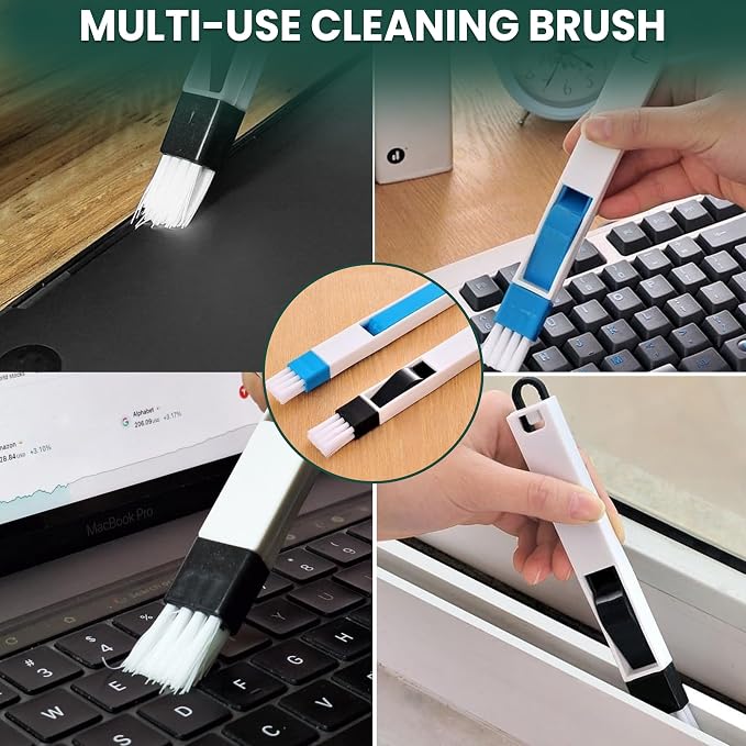 14 Pcs Crevice Cleaning Brush Set – Hard Bristle Cleaning Tools - Image 7
