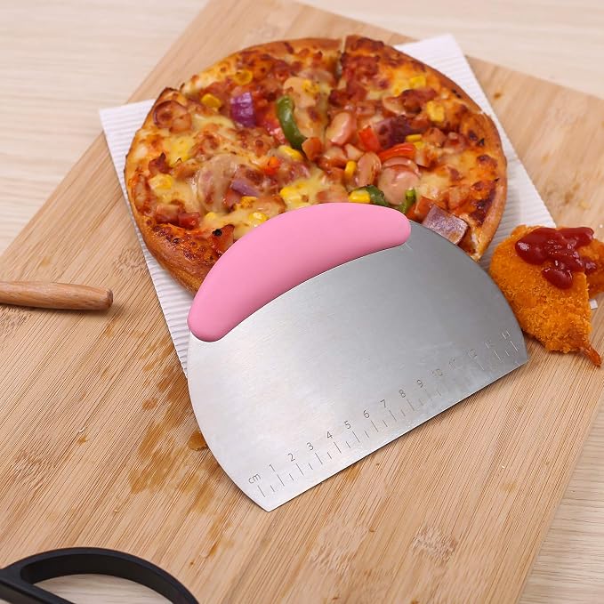 1 pcs Dough Pastry Scraper Chopper/Stainless Steel Dough Scraper Cutter - Image 8