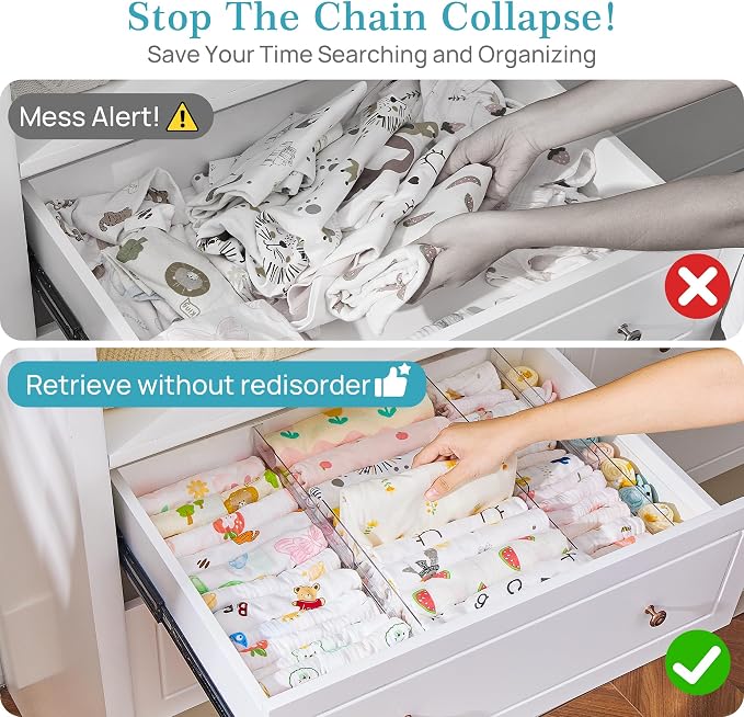 Vtopmart 14 Pack Drawer Dividers - Image 8