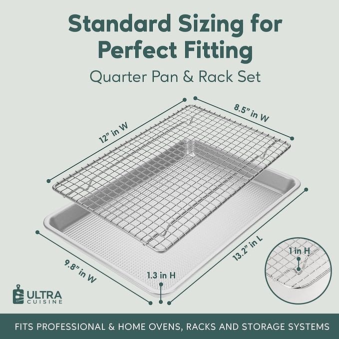 Ultra Cuisine Quarter Sheet Pan - Image 2