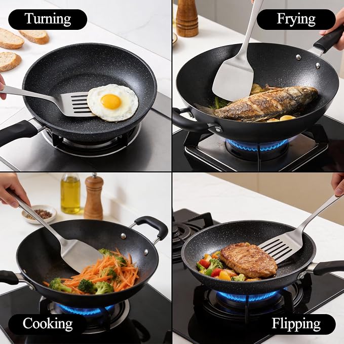 ChefBee 2PCS Metal Spatula Set - Image 6