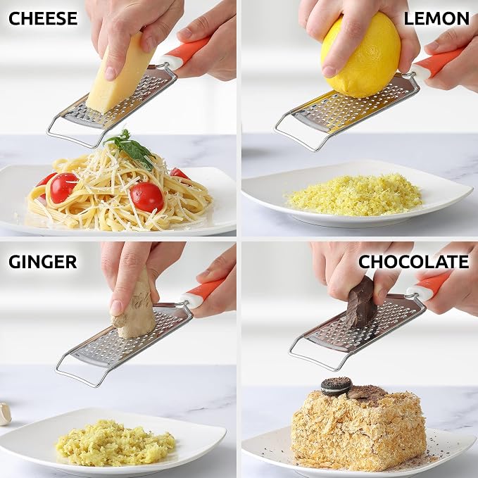 Zulay Kitchen Professional Cheese Grater Stainless Steel - Image 4