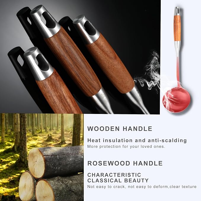 Stainless Steel Kitchen Utensils Set - Image 4