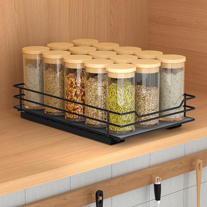 BOIVSHI Pull Out Spice Rack Organizer - Image 2