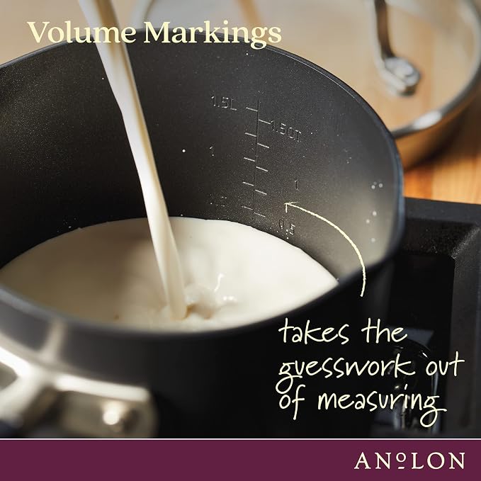 Anolon Advanced Home Hard Anodized Nonstick Sauce Pan/Saucepan - Image 5