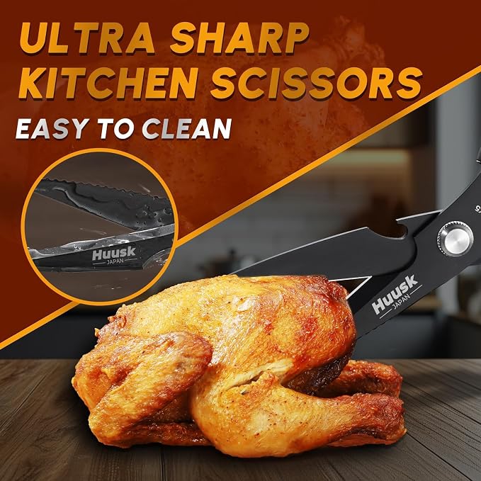 HUUSK Kitchen Scissors for Food - Image 2