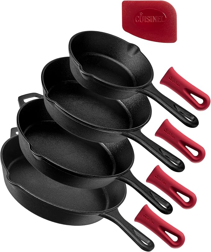 Cuisinel Cast Iron Skillets Set by Cuisinel