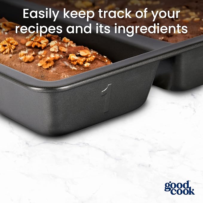 GoodCook Divided Baking Sheet Premium Carbon Steel Nonstick Pan, 9 x 13-Inch - Image 8