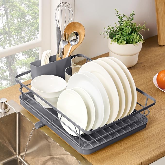 Dish Drying Rack 3 Piece Dish Drainer by SweetHomeCollection