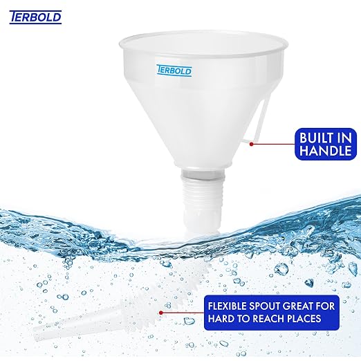 Automotive Flex Funnel with Hose | Wide Mouth Flexible Oil Funnel - Image 5