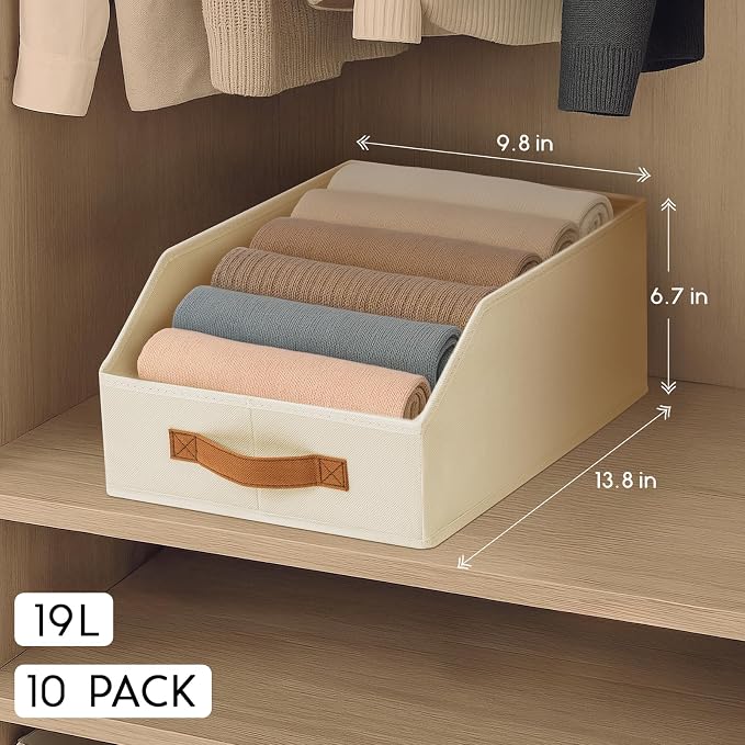 Homsorout Fabric Storage Bins for Organizing - Image 2