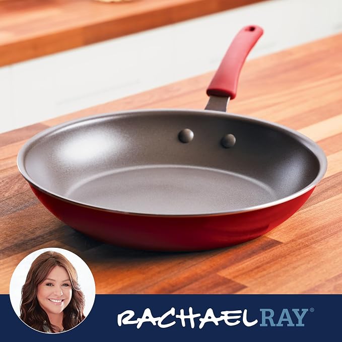 Rachael Ray Cook + Create Nonstick Frying Pan/Skillet, 12.5 Inch - Image 9