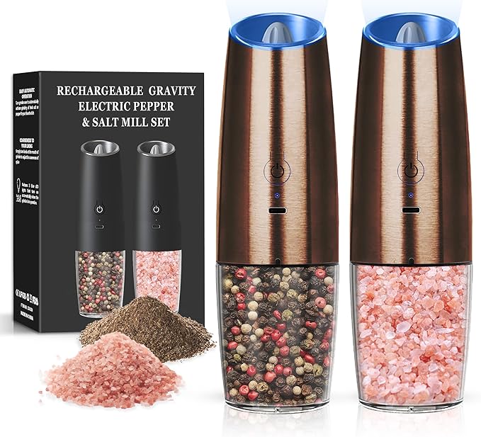 Rechargeable Salt And Pepper Grinder Set by Unknown