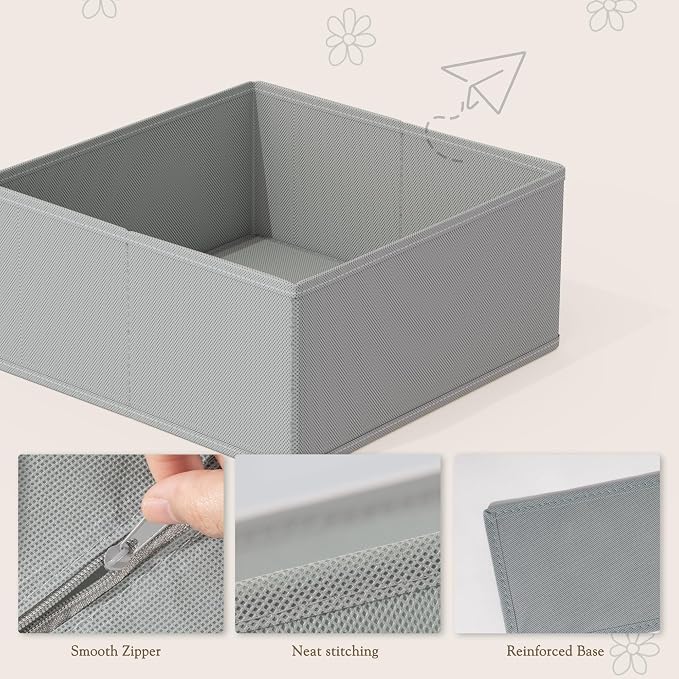 Criusia Drawer Organizers 18-Piece Set, Dresser Organizer - Image 4