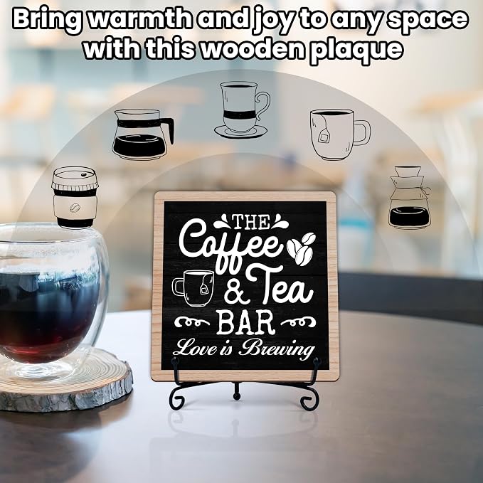 Coffee & Tea Bar Decor Signs & Table Decor, Tea Station Accessories, Themed - Image 6