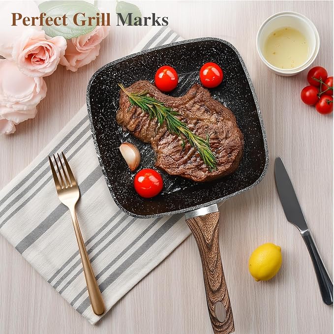 3 Pcs Pots and Pans Set, Nonstick & Non-Toxic Healthy Pots and Pans - Image 8