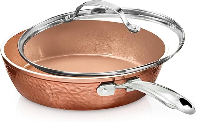 Gotham Steel 10 Inch Hammered Non Stick Frying Pans, Nonstick Frying Pan by GothamSteel