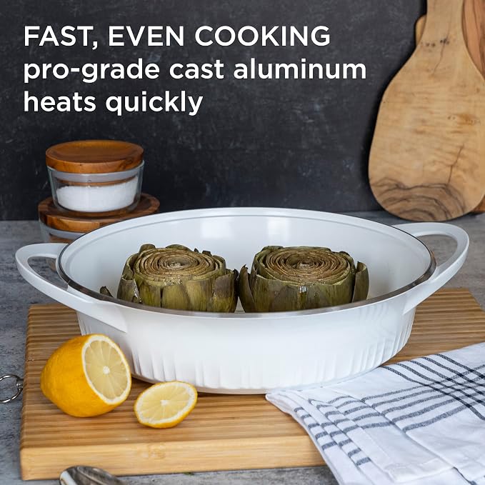 CorningWare QuickHeat 4-QT Cast Aluminum Braiser - Image 3