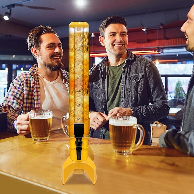 2 Pcs Beer Dispenser, 3L/100 Oz Mimosa Tower - Image 7