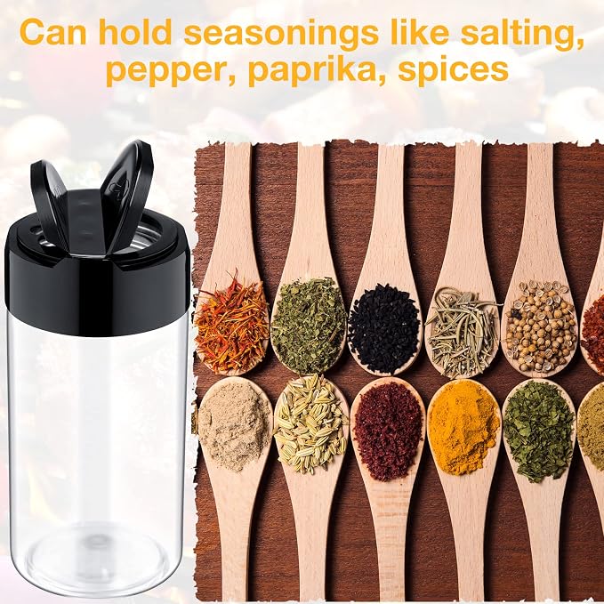 Mimorou 30 Pack 8.7 oz Plastic Spice Jars - Image 4