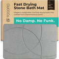 TOSORO - Stone Bath Mat Diatomaceous Earth Shower Mat Non-Slip Super Absorbent by Tosoro