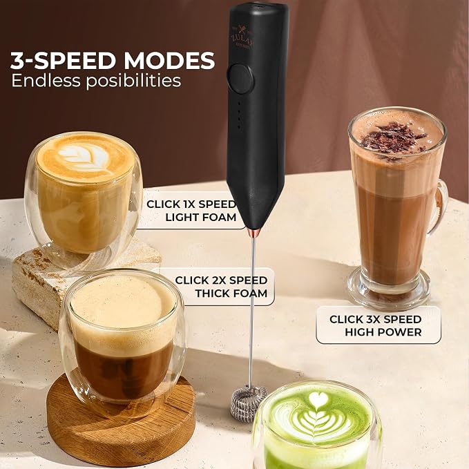Zulay Kitchen Rechargeable Milk Frother - Image 4