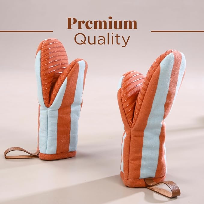 Folkulture Mini Oven Mitts | Heat Resistant 5.75"x9" - Image 3
