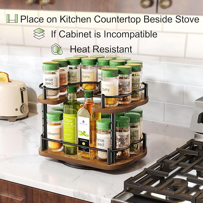 Spice Rack Organization for Cabinet - Image 3