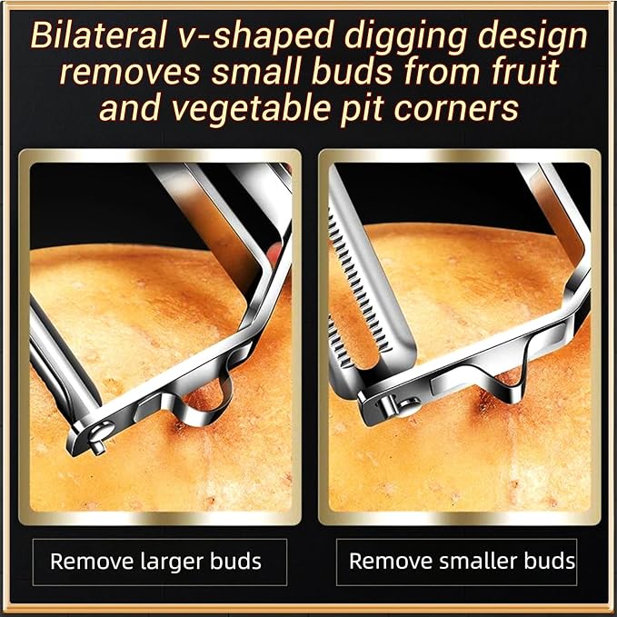 Vegetable Peeler, Stainless Steel Y-Shaped Blade - Image 4