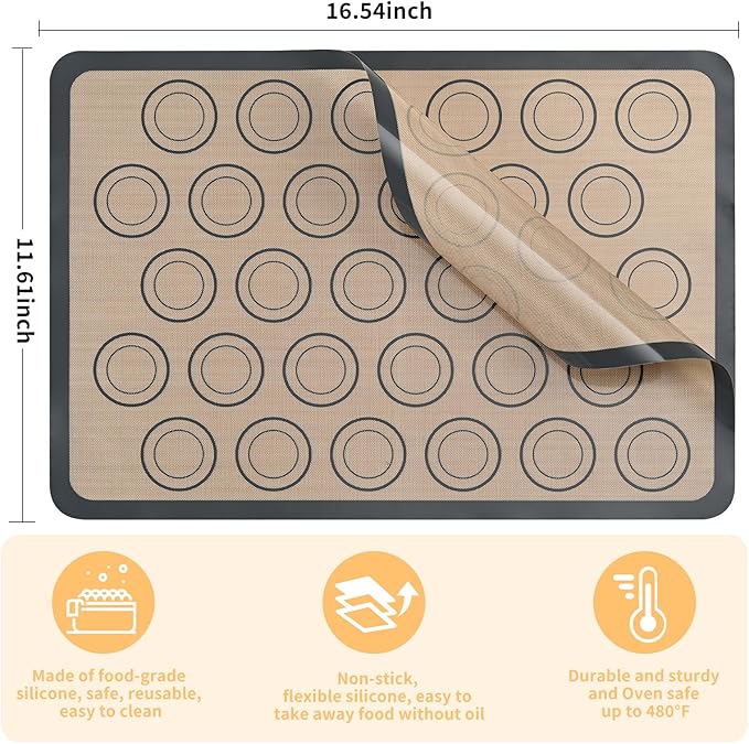 Luckyiren 2-Pack Baking Mat - Image 3
