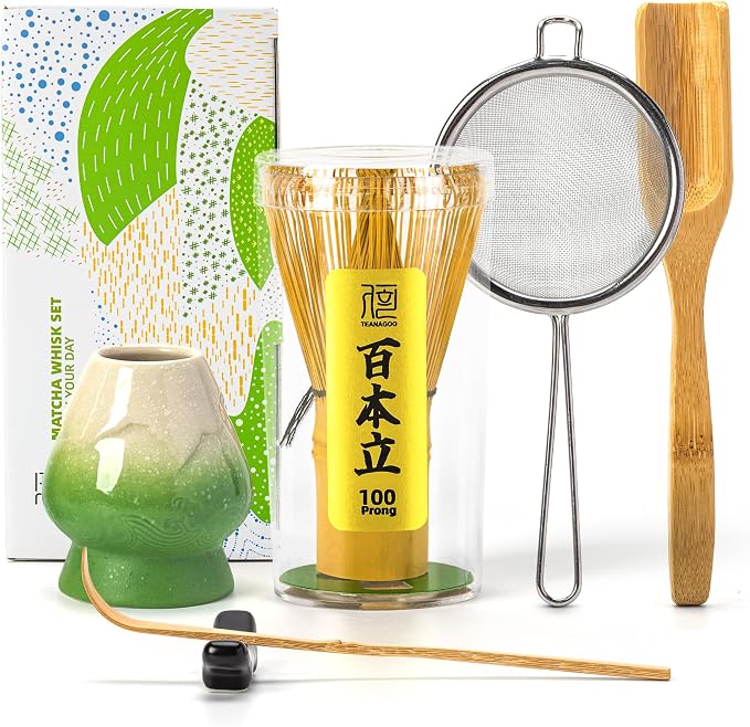 TEANAGOO Matcha Whisk Set, Matcha Whisk by TEANAGOO