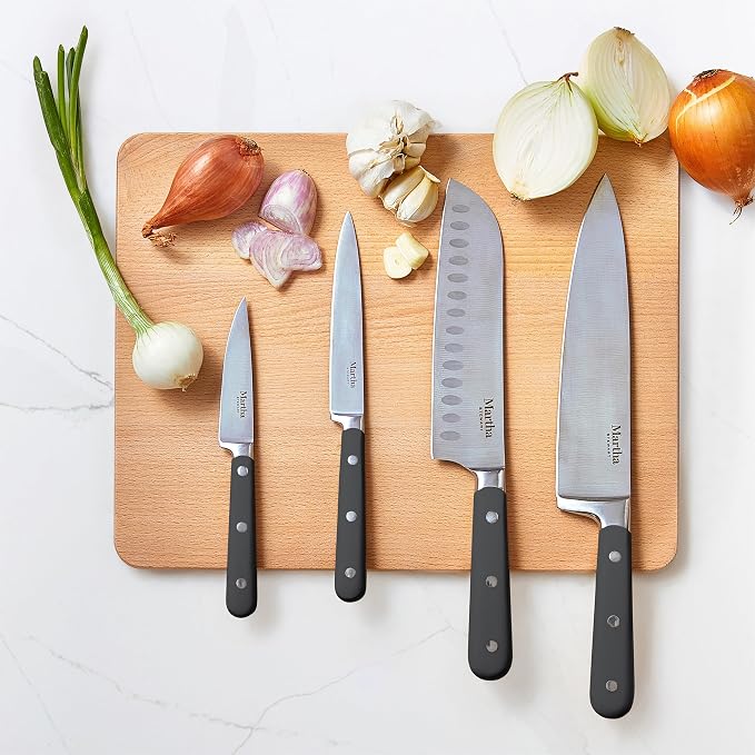 MARTHA STEWART Eastwalk 14 Piece High Carbon Stainless Steel Cutlery Knife - Image 7