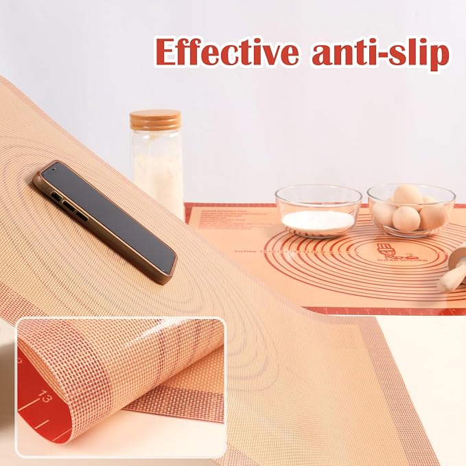 Non-slip Silicone Pastry Mat Extra Large - Image 3