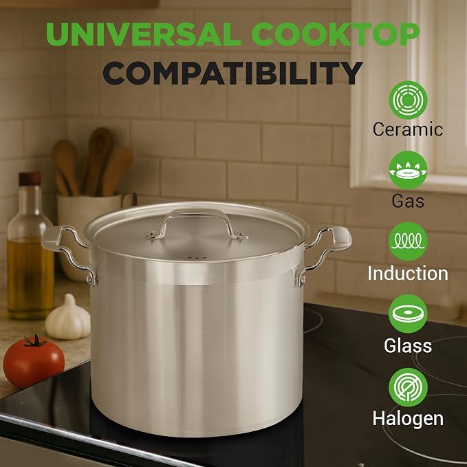 NutriChef 16-Quart Stainless Steel Stockpot - Image 7