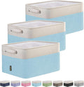 BALEINE 3 Pack Fabric Closet Storage Bins by BALEINE